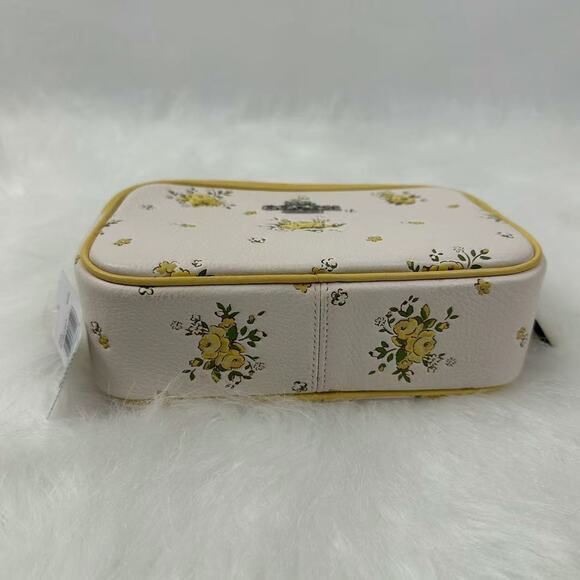 Coach Mini Jamie Camera Bag Crossbody With Floral Print In Chalk CAQ38 NWT - Picture 8 of 9